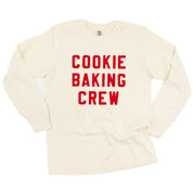 Cookie Baking Crew - Block Font - LONG SLEEVE Comfort Colors Tee Little Mama Shirt Shop