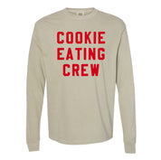 Cookie Eating Crew - Block Font - LONG SLEEVE Comfort Colors Tee Little Mama Shirt Shop