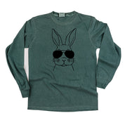 Cool Bunny - LONG SLEEVE Comfort Colors Tee Little Mama Shirt Shop