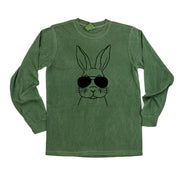 Cool Bunny - LONG SLEEVE Comfort Colors Tee Little Mama Shirt Shop