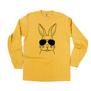 Cool Bunny - LONG SLEEVE Comfort Colors Tee Little Mama Shirt Shop