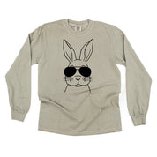 Cool Bunny - LONG SLEEVE Comfort Colors Tee Little Mama Shirt Shop
