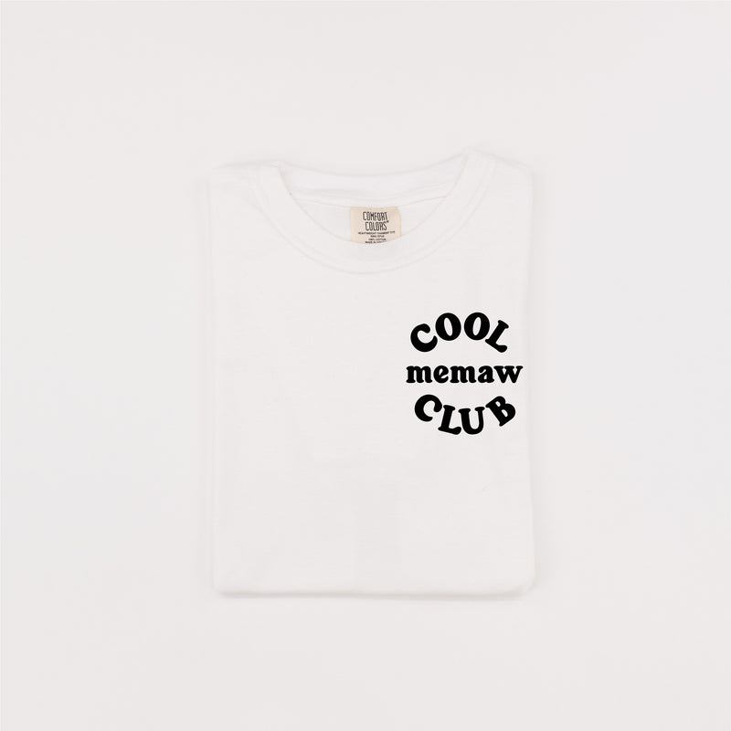 COOL Memaw CLUB - Pocket Design - SHORT SLEEVE COMFORT COLORS TEE