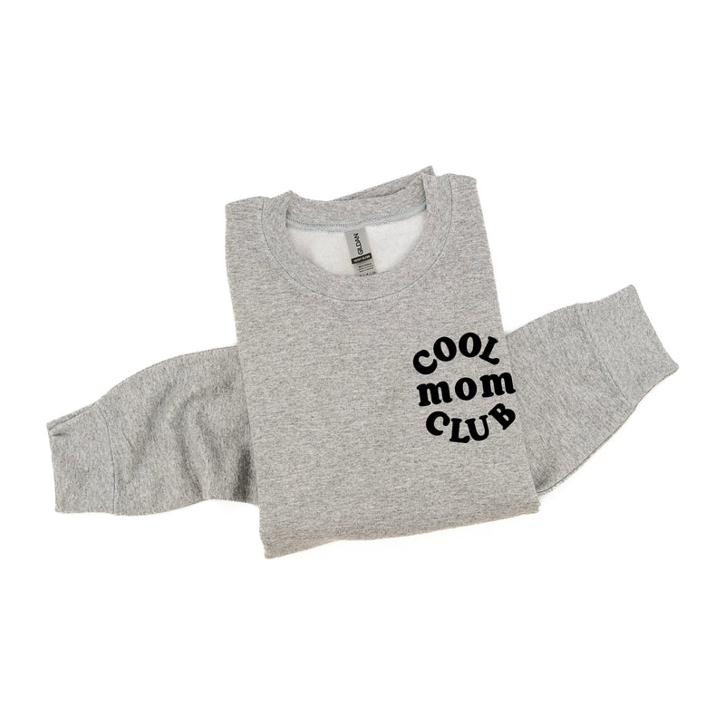 COOL Mom CLUB - Pocket Design - BASIC FLEECE CREWNECK
