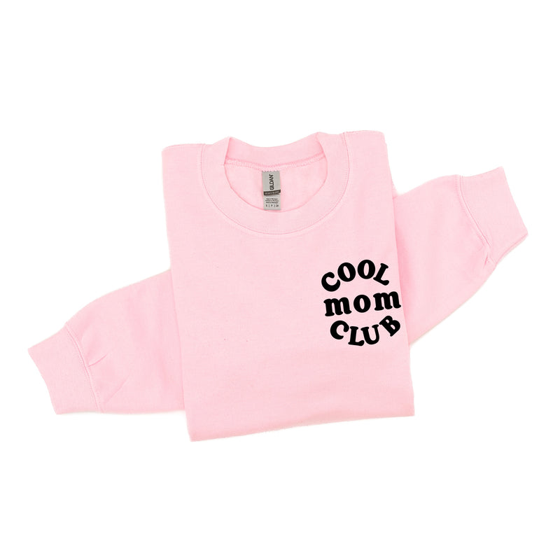 COOL Mom CLUB - Pocket Design - BASIC FLEECE CREWNECK