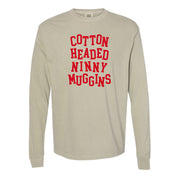 Cotton Headed Ninny Muggins - LONG SLEEVE Comfort Colors Tee Little Mama Shirt Shop