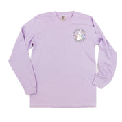 Cotton Tail Candy Co. (pocket) - LONG SLEEVE Comfort Colors Tee Little Mama Shirt Shop