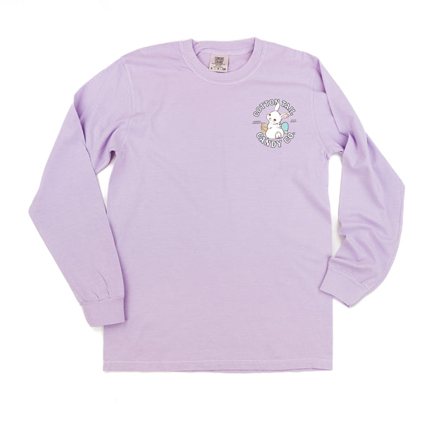Cotton Tail Candy Co.  - Pocket Design - LONG SLEEVE COMFORT COLORS TEE