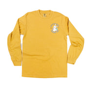 Cotton Tail Candy Co. (pocket) - LONG SLEEVE Comfort Colors Tee Little Mama Shirt Shop