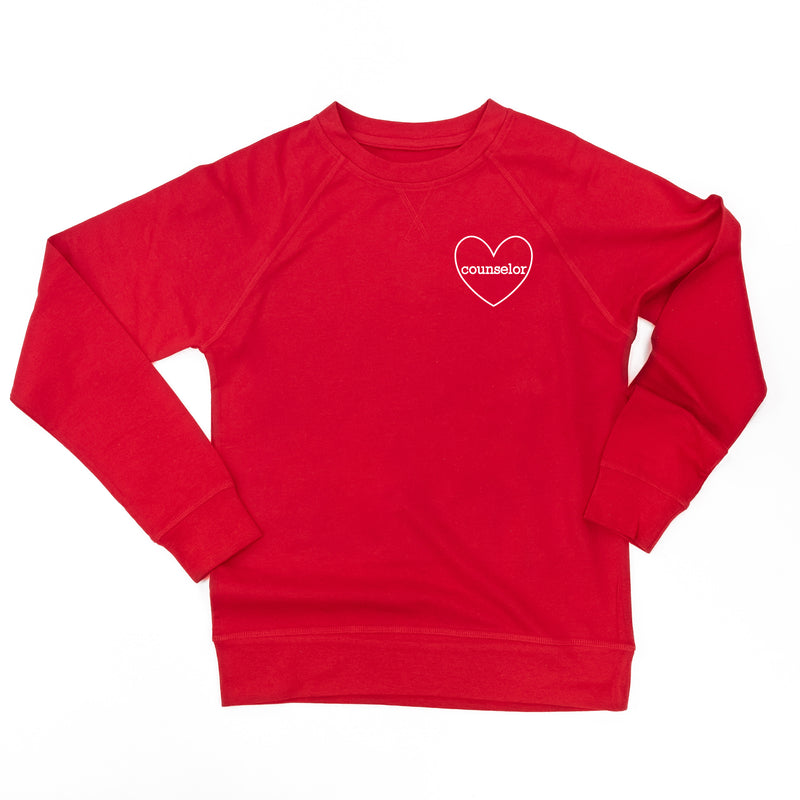Counselor (Heart Around) - Lightweight Pullover Sweater