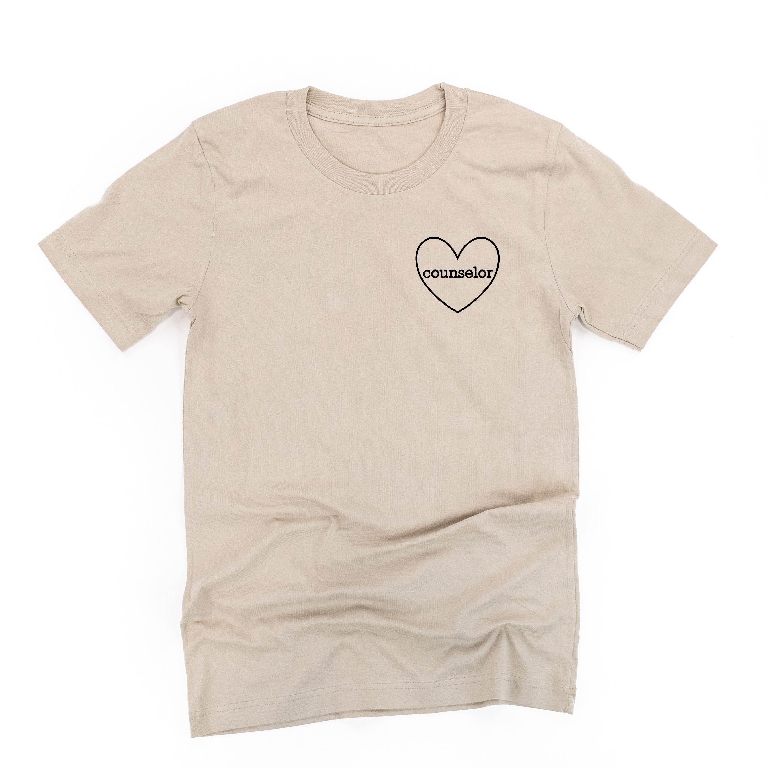 Counselor (Heart Around) - Unisex Tee Little Mama Shirt Shop