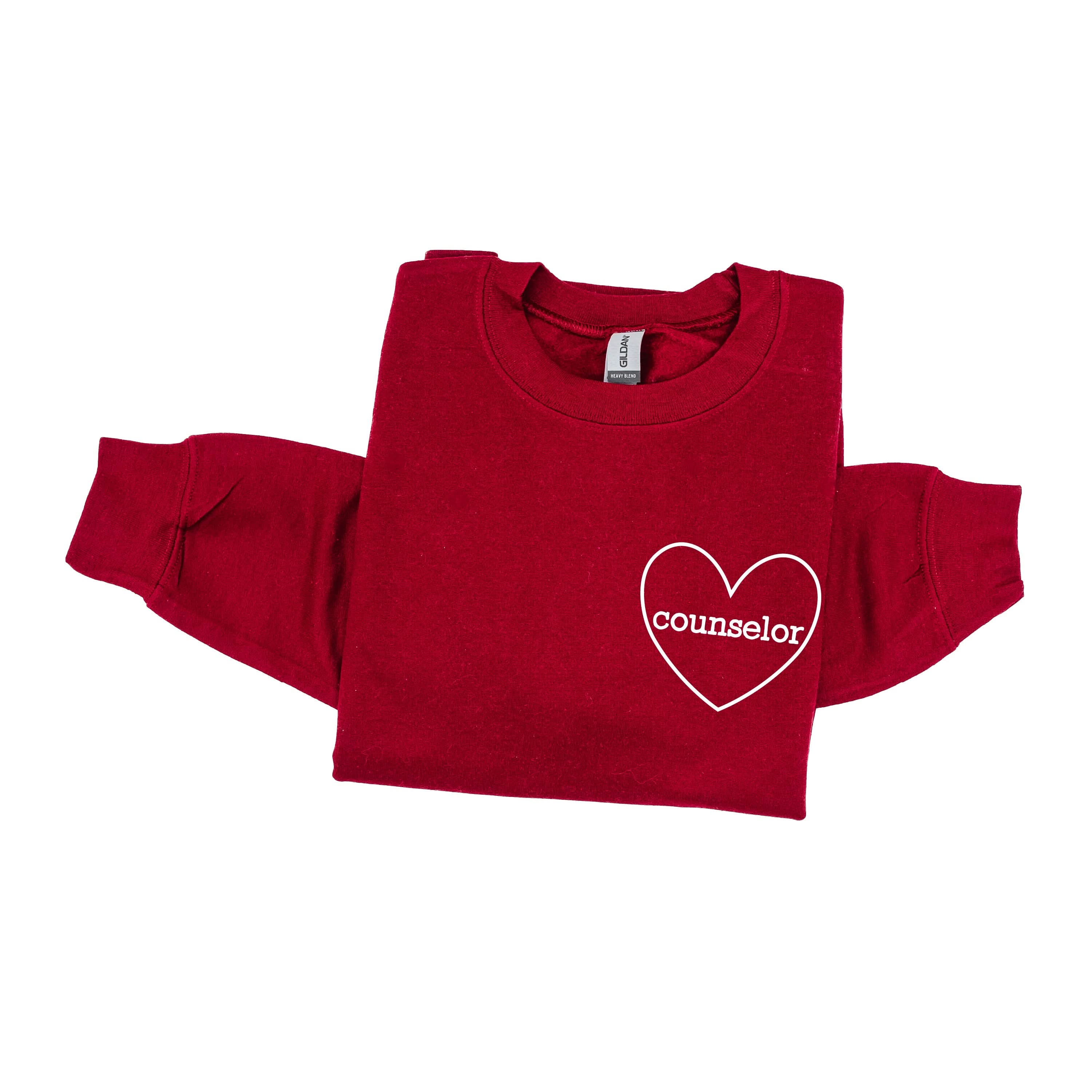 Counselor (Heart Around) - BASIC Fleece Little Mama Shirt Shop LLC