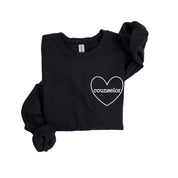 Counselor (Heart Around) - BASIC Fleece Little Mama Shirt Shop LLC