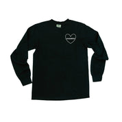 Counselor (Heart Around) - LONG SLEEVE Comfort Colors Tee Little Mama Shirt Shop