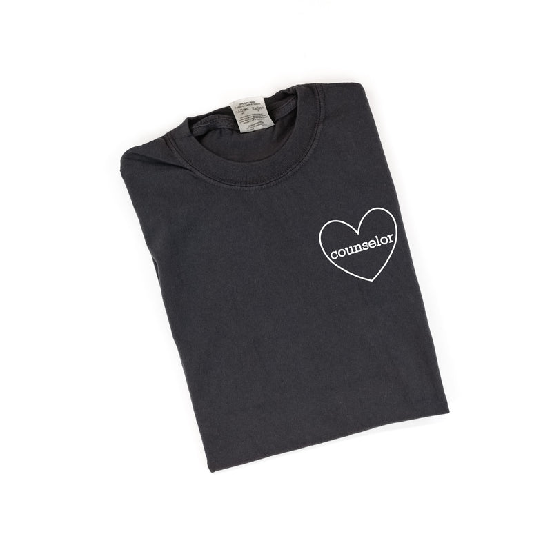 Counselor (Heart Around) - SHORT SLEEVE COMFORT COLORS TEE