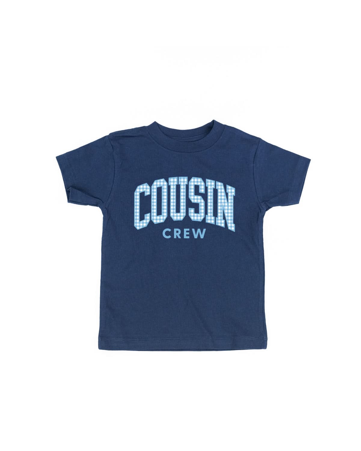 COUSIN CREW Gingham Print Tee - Child Red White & Blue Patriotic Shirt | Little Mama Shirt Shop Little Mama Shirt Shop