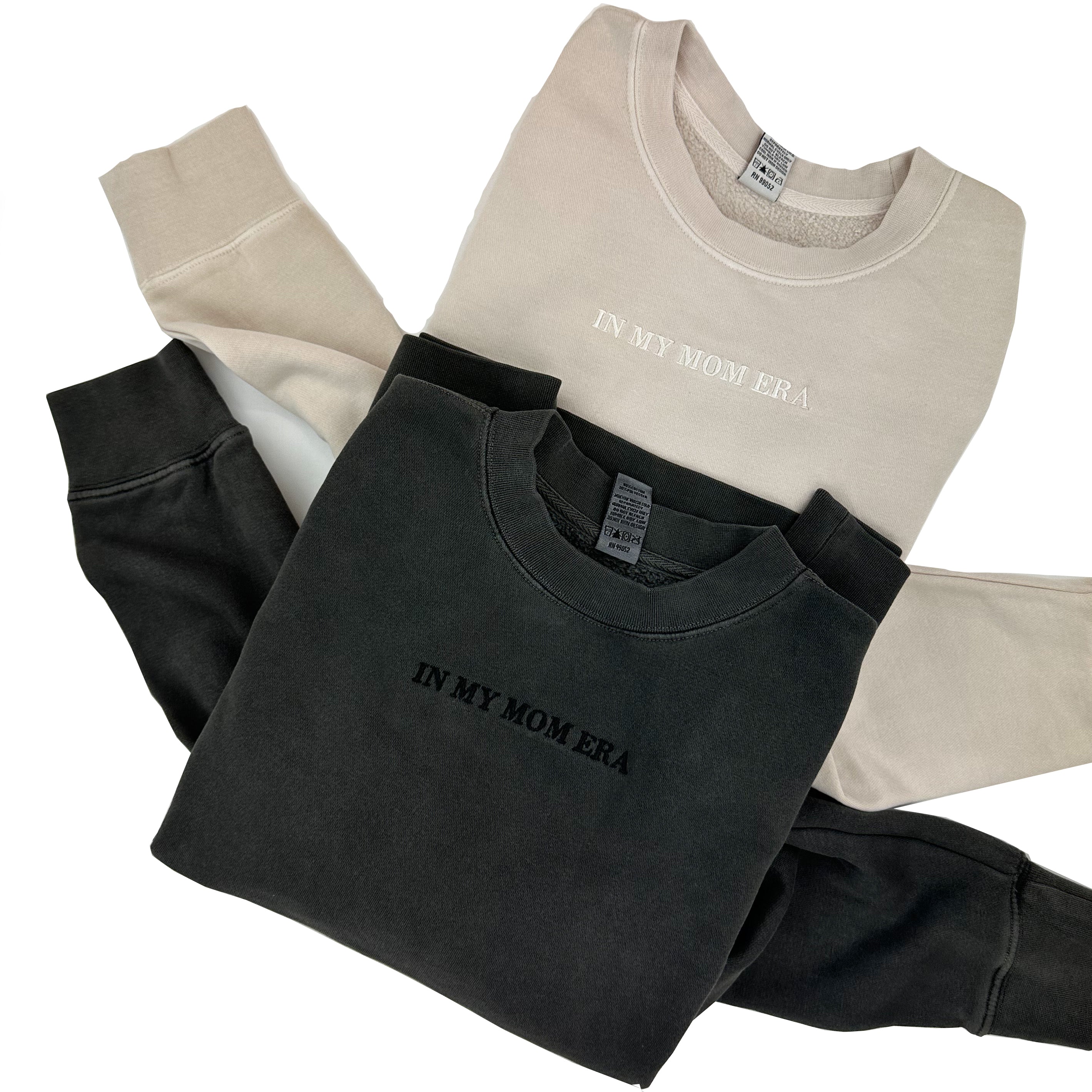 ✨ IN MY MOM ERA™ ✨ - Embroidered PIGMENT Crewneck Little Mama Shirt Shop LLC