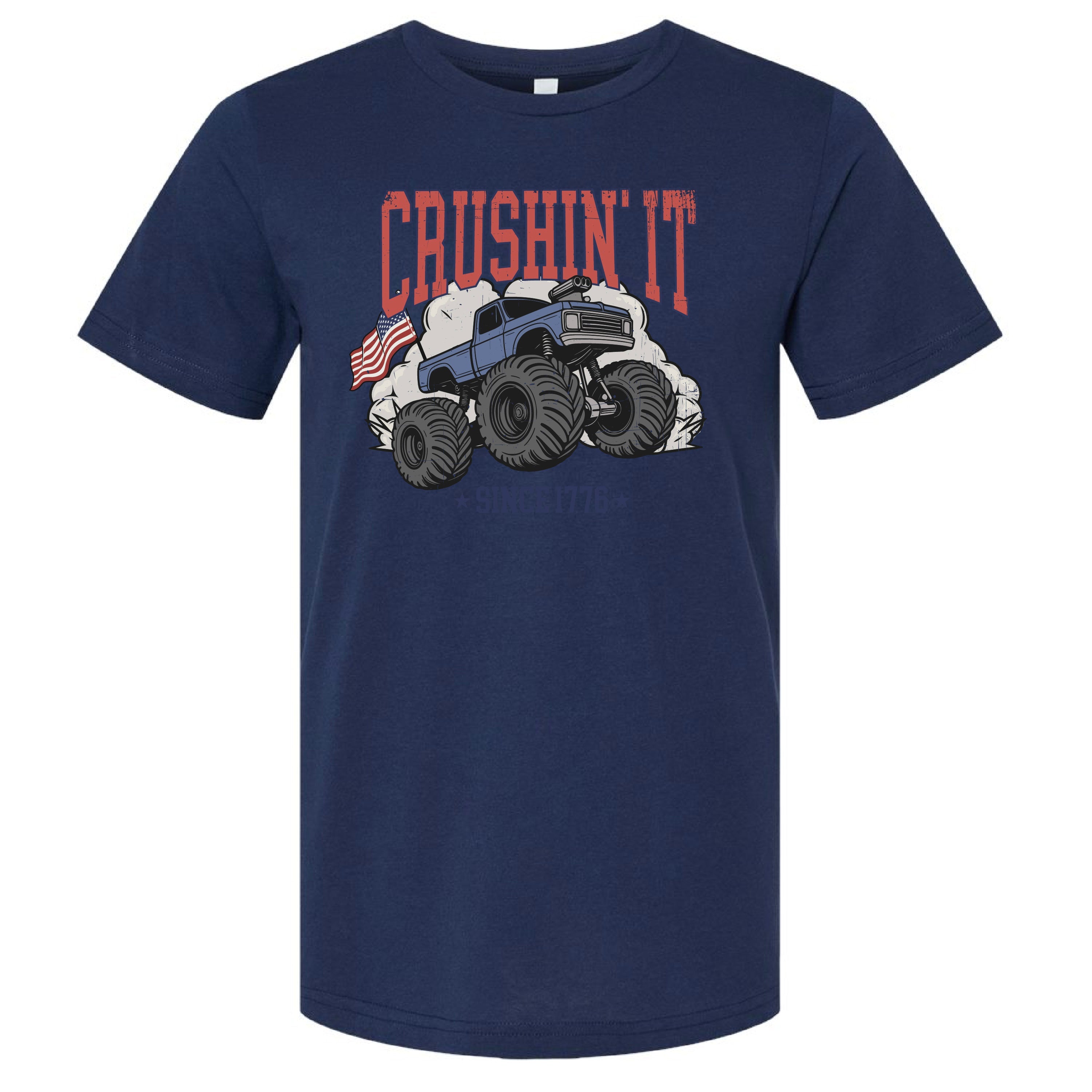 Crushin' It Since 1776 - Unisex Tee Little Mama Shirt Shop