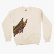 Cutthroat Trout - Hand Drawn - BASIC Fleece Little Mama Shirt Shop LLC