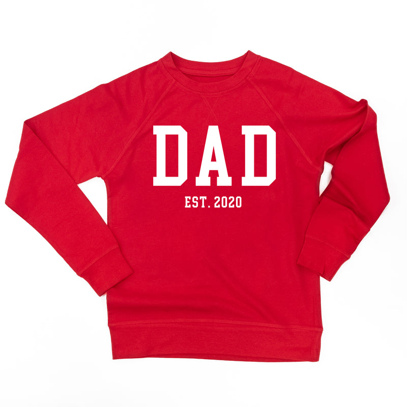 DAD - EST. (Select Your Year) - Lightweight Pullover Sweater