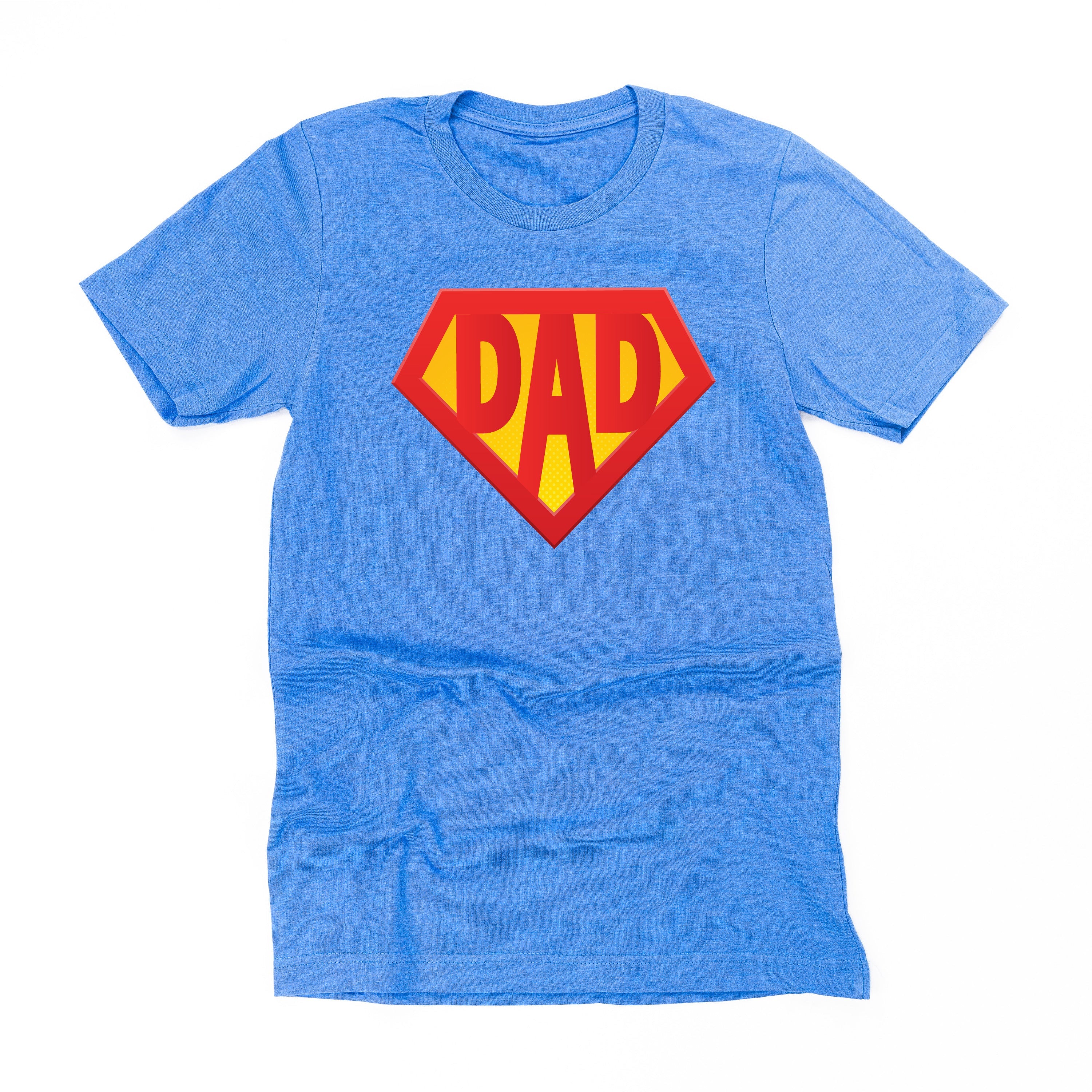 Super Dad - Lakeside Blue Unisex Tee Little Mama Shirt Shop