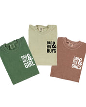 Dad & His Boy(s) / Girl(s) - Comfort Colors Tee Little Mama Shirt Shop