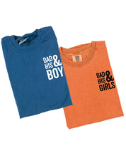 Dad & His Boy(s) / Girl(s) - Comfort Colors Tee Little Mama Shirt Shop