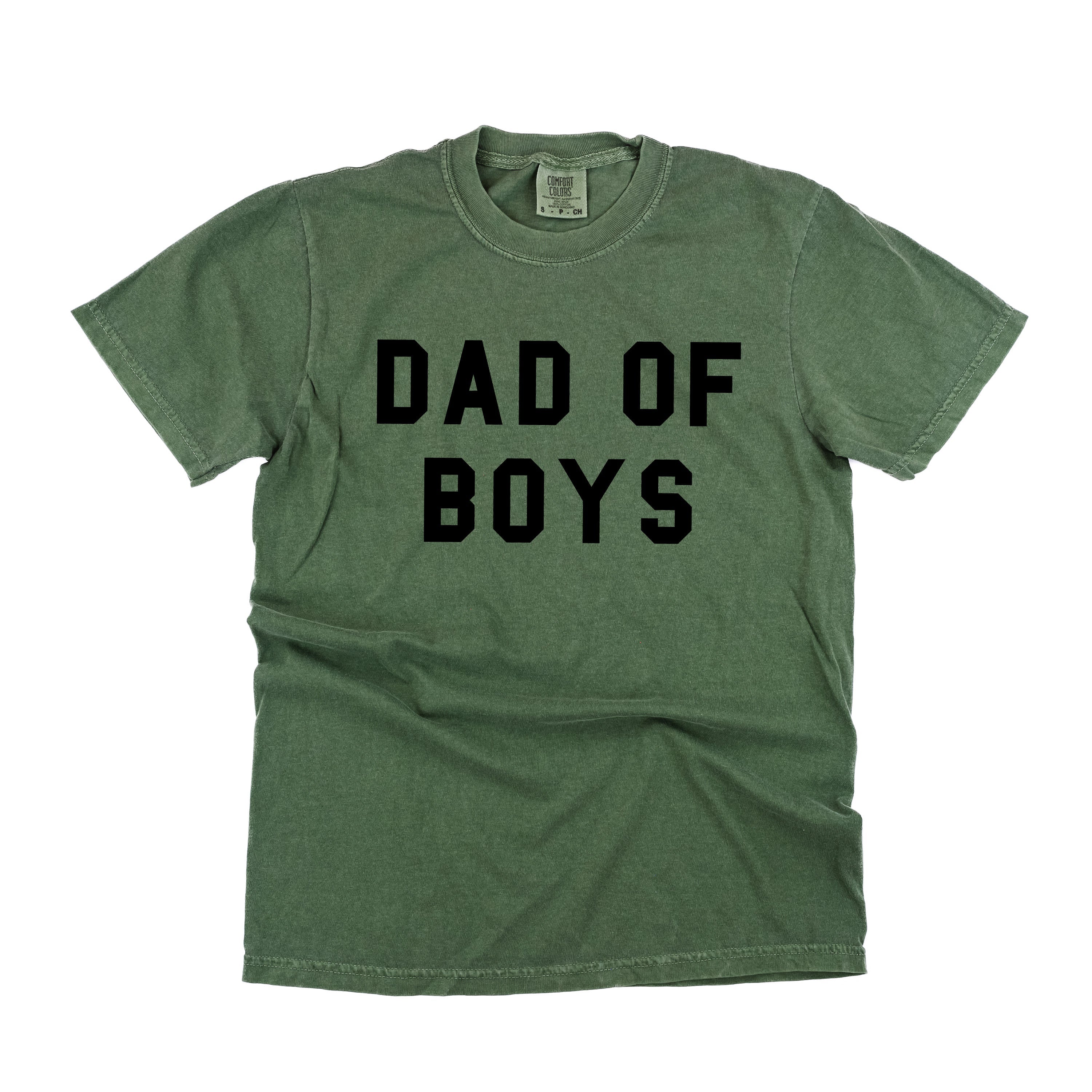 Dad of Boys - Comfort Colors Tee Little Mama Shirt Shop