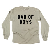 Dad of Boys - LONG SLEEVE Comfort Colors Tee Little Mama Shirt Shop