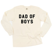 Dad of Boys - LONG SLEEVE Comfort Colors Tee Little Mama Shirt Shop