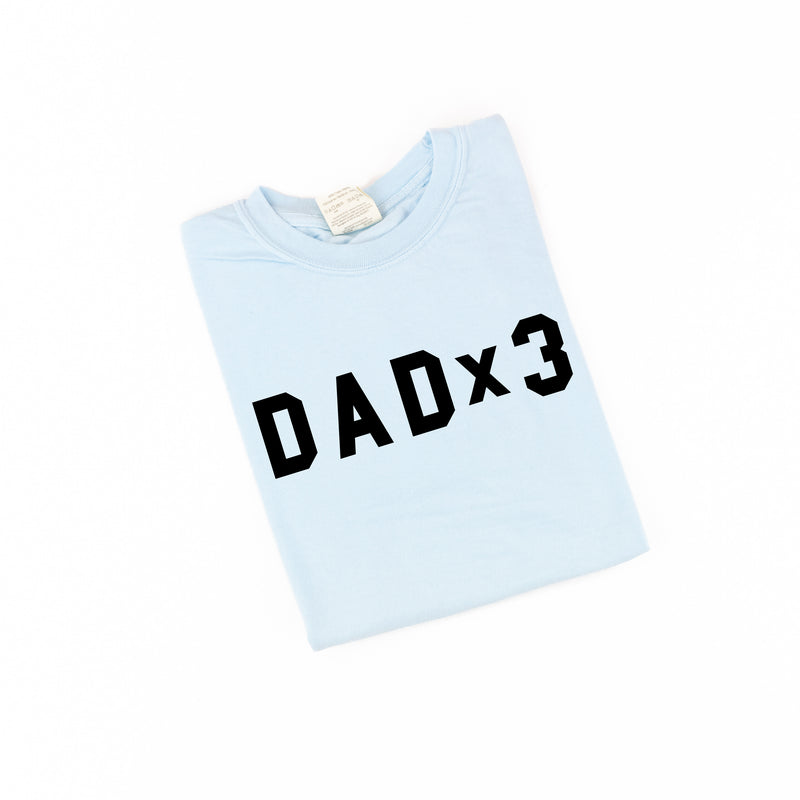 DAD x (Child Number) - SHORT SLEEVE COMFORT COLORS TEE