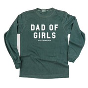 Dad of Girls #outnumbered - LONG SLEEVE Comfort Colors Tee Little Mama Shirt Shop