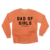 Dad of Girls #outnumbered - LONG SLEEVE Comfort Colors Tee Little Mama Shirt Shop