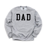 DAD - Varsity Straight Line - BASIC Fleece Little Mama Shirt Shop LLC