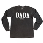 Dada - Est. (Select Your Year) - LONG SLEEVE Comfort Colors Tee Little Mama Shirt Shop