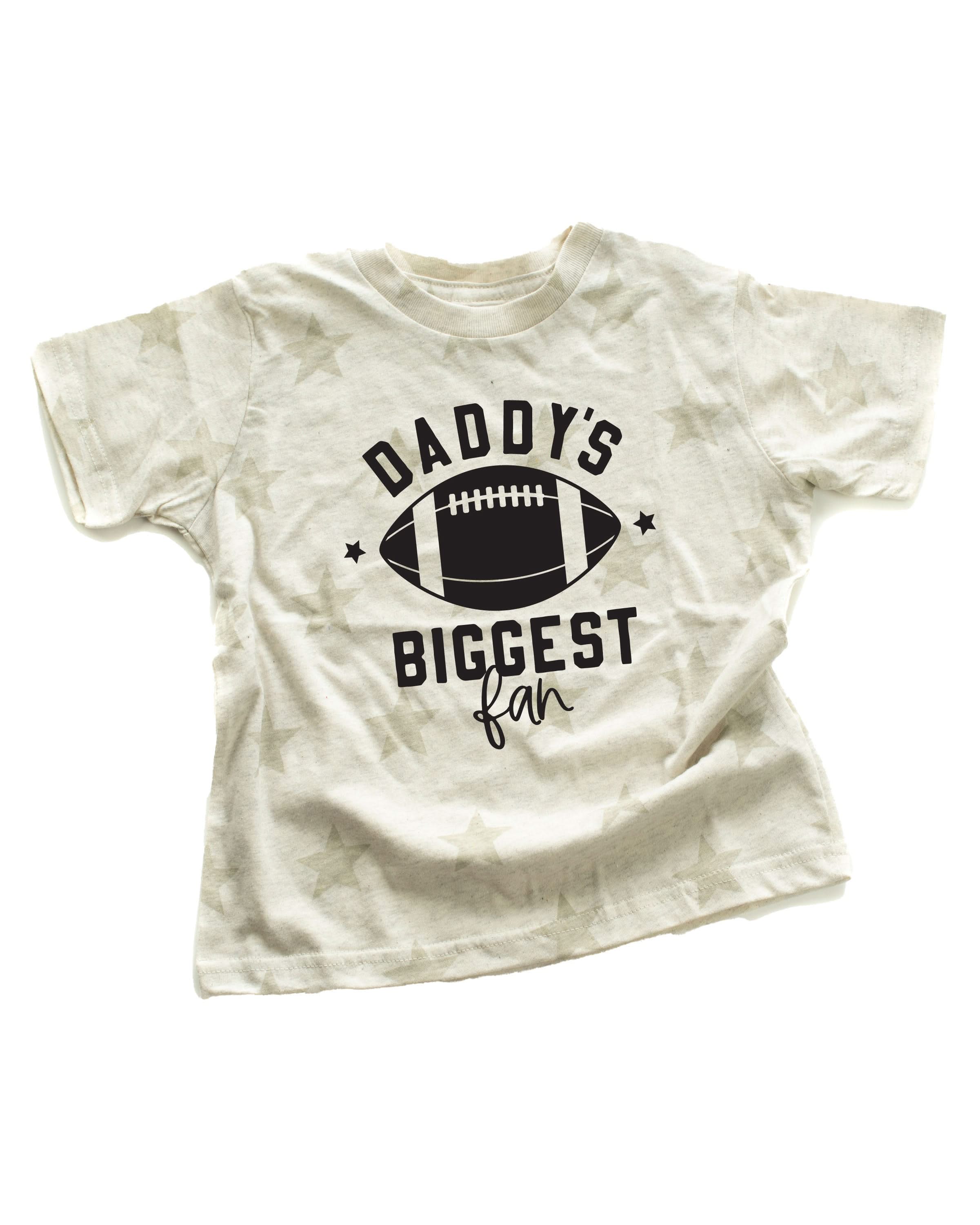 Daddy's Biggest Fan - (Choose Your Sport) - Child STAR Tee Little Mama Shirt Shop