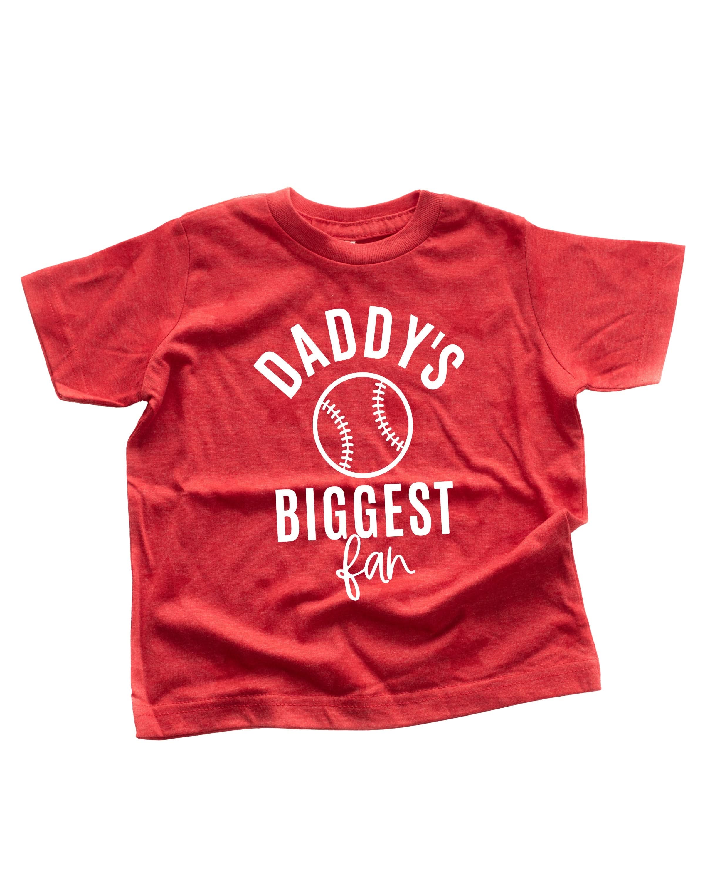 Daddy's Biggest Fan - (Choose Your Sport) - Child STAR Tee Little Mama Shirt Shop