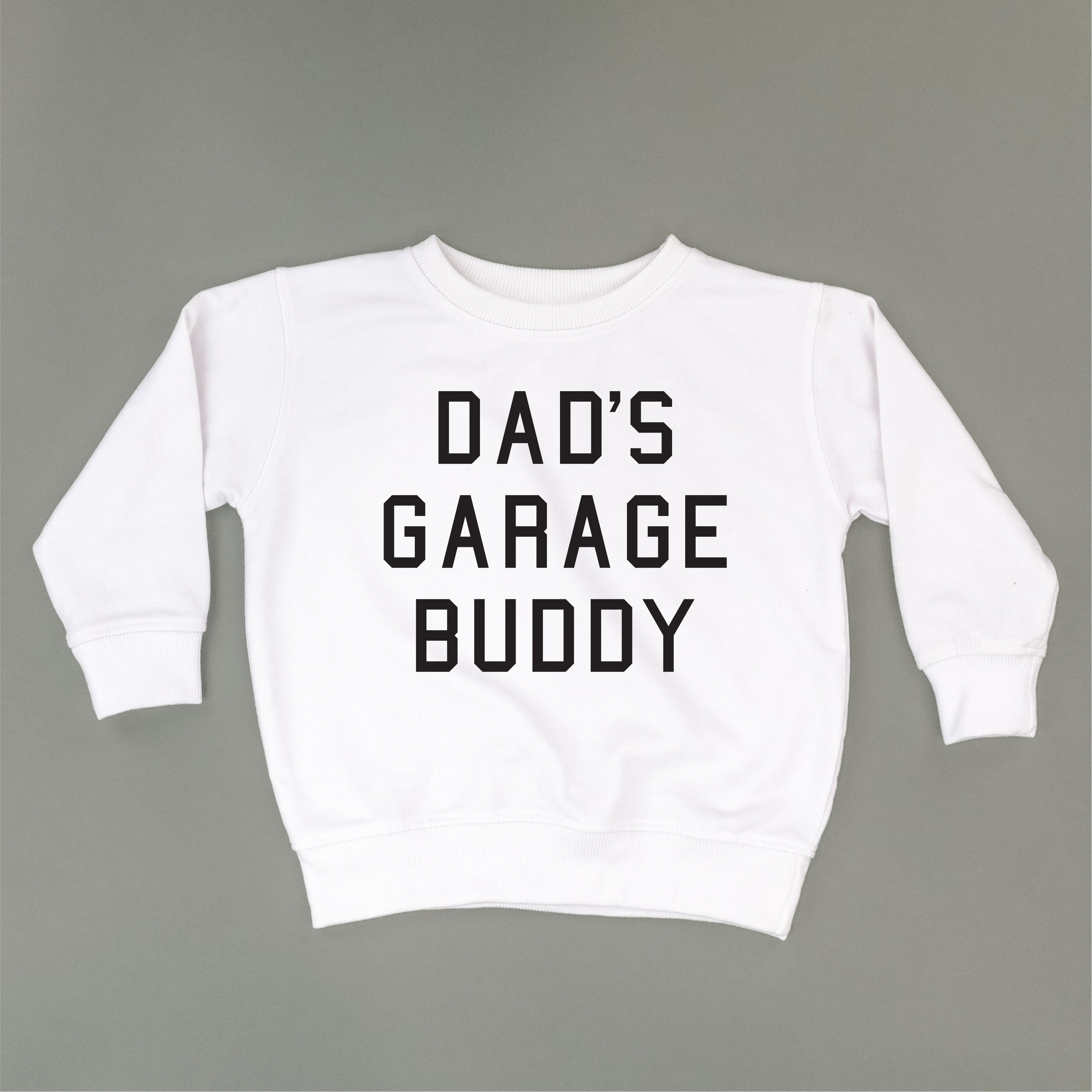 Dad's Garage Buddy - Child Sweater Little Mama Shirt Shop