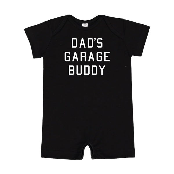 Dad's Garage Buddy - Short Sleeve / Shorts - One Piece Baby Romper