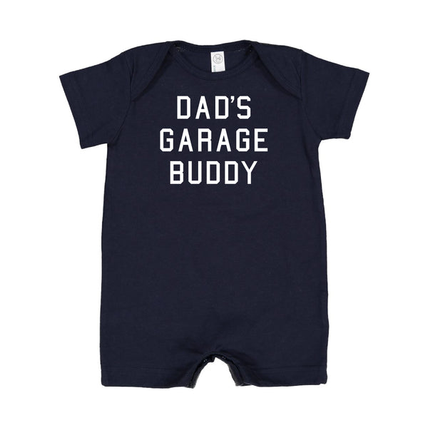 Dad's Garage Buddy - Short Sleeve / Shorts - One Piece Baby Romper
