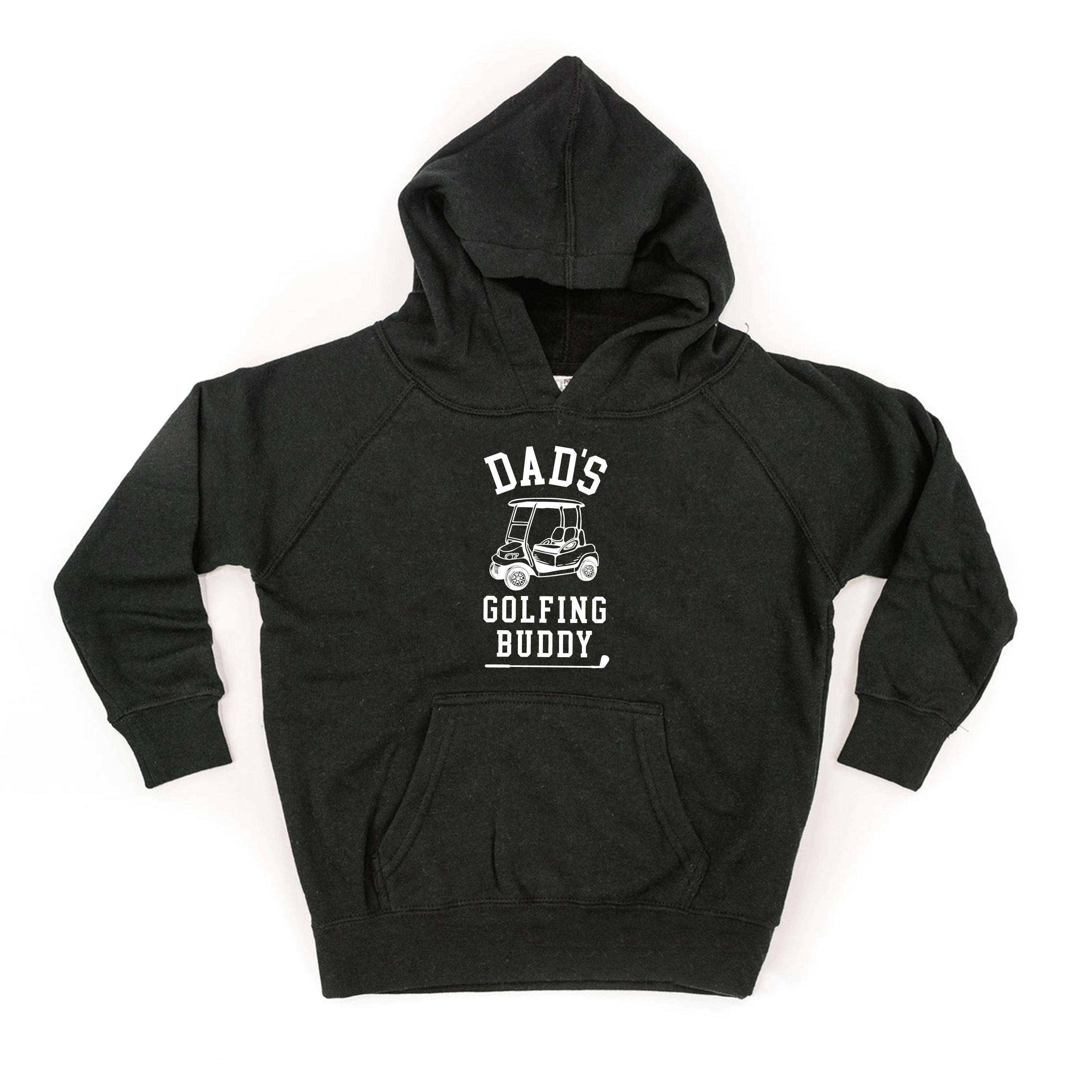 Dad's Golfing Buddy - Child HOODIE Little Mama Shirt Shop LLC