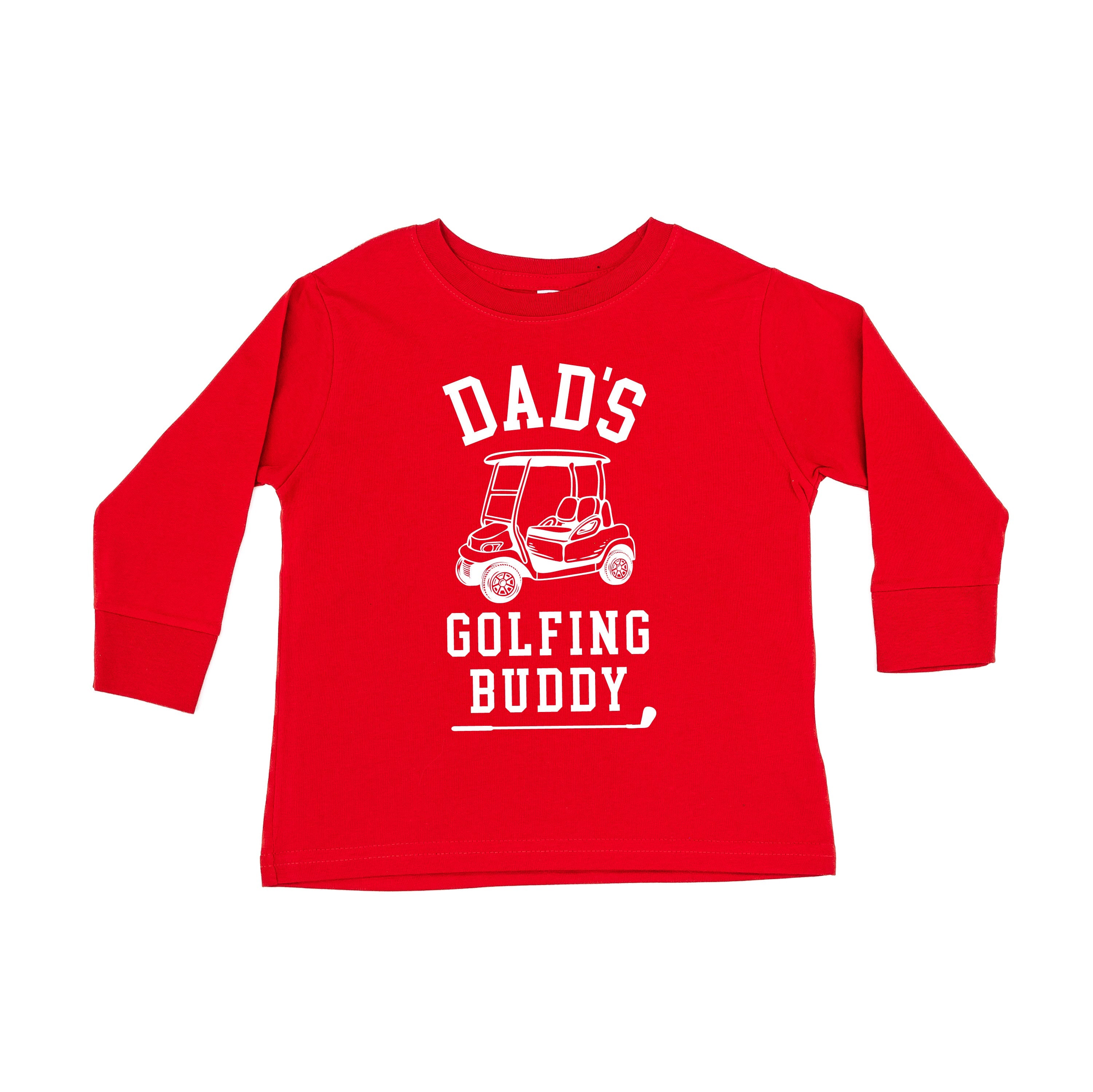 Dad's Golfing Buddy - Child LONG SLEEVE Tee Little Mama Shirt Shop