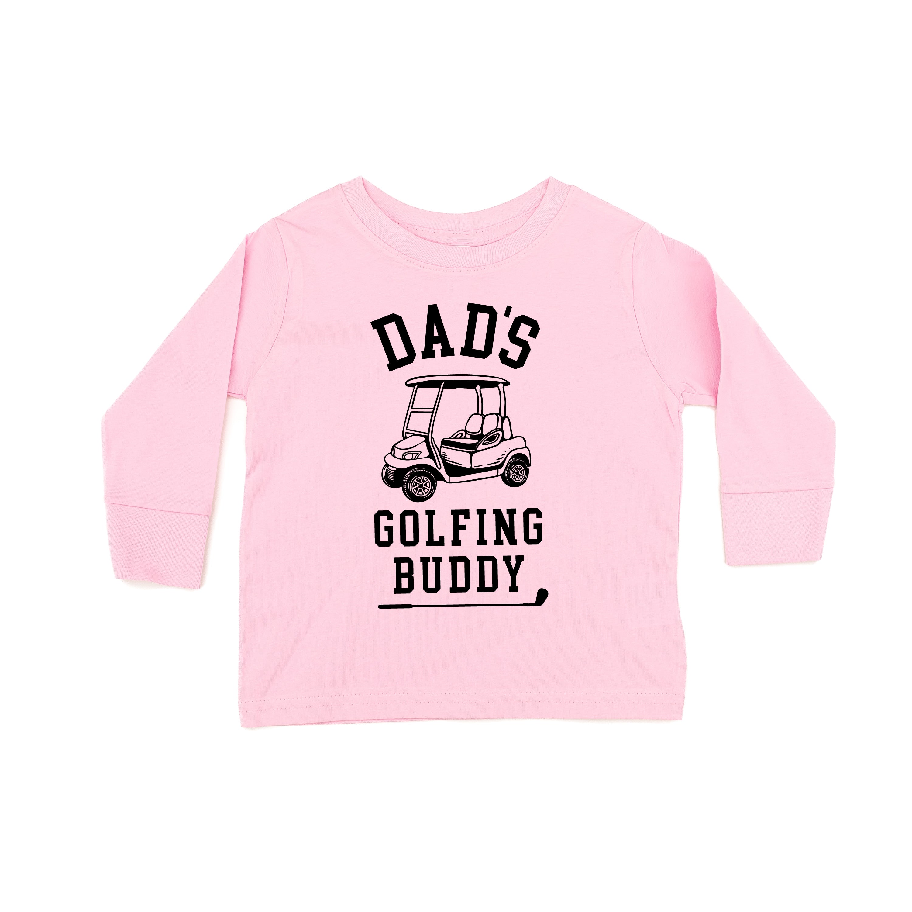 Dad's Golfing Buddy - Child LONG SLEEVE Tee Little Mama Shirt Shop