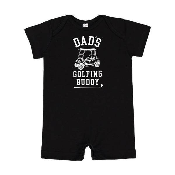 Dad's Golfing Buddy - Short Sleeve / Shorts - One Piece Baby Romper