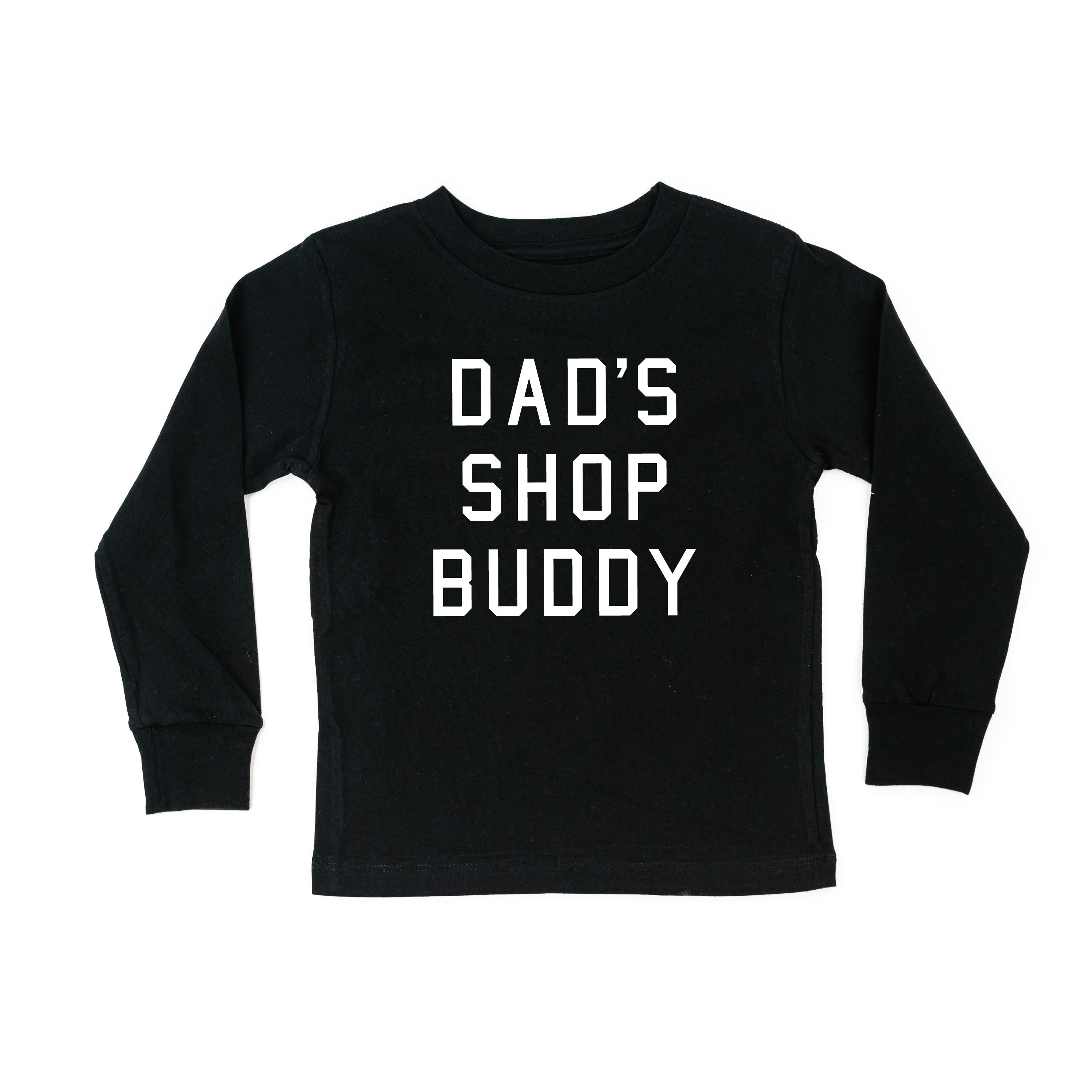 Dad's Shop Buddy - Child LONG SLEEVE Tee Little Mama Shirt Shop