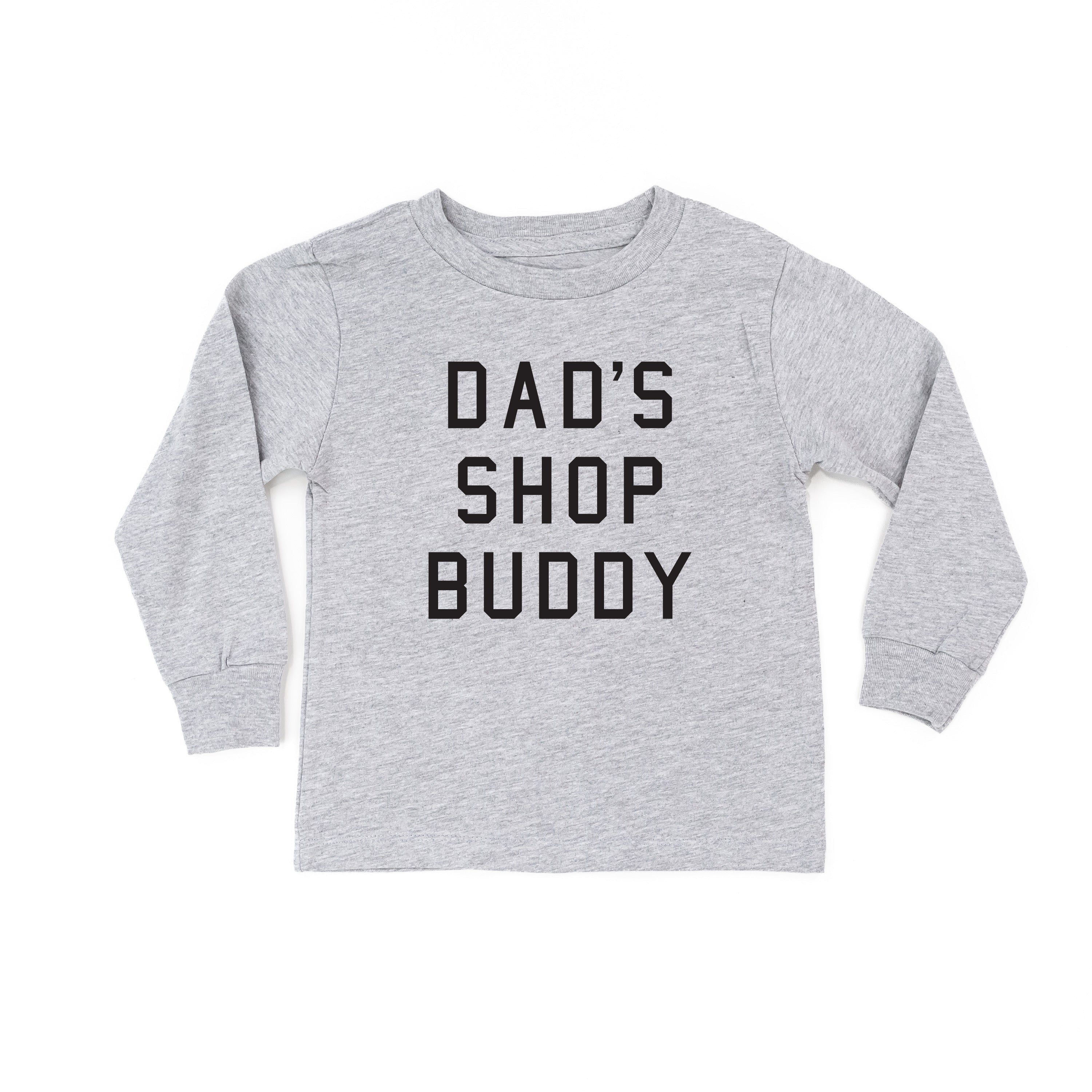Dad's Shop Buddy - Child LONG SLEEVE Tee Little Mama Shirt Shop