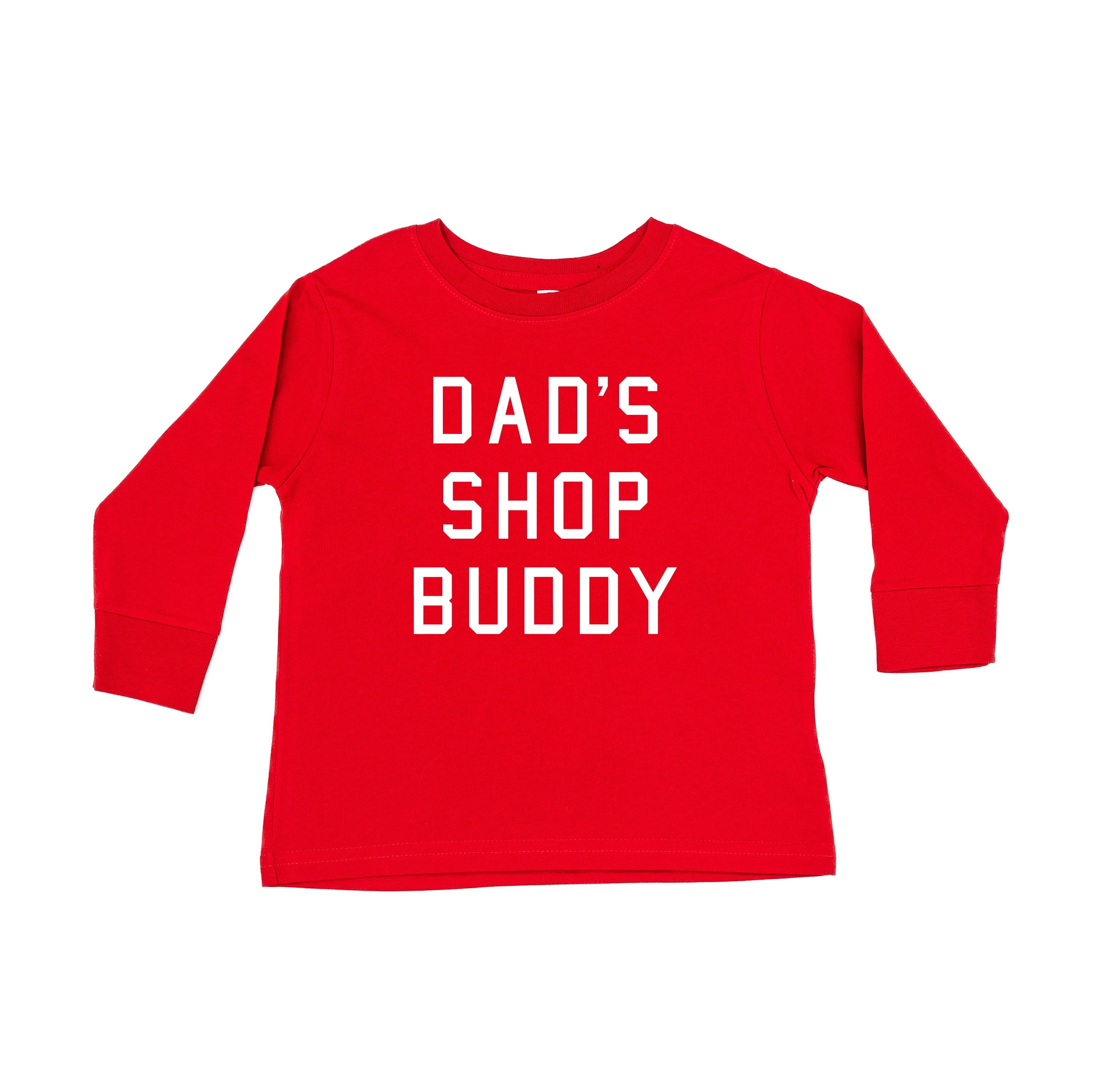 Dad's Shop Buddy - Child LONG SLEEVE Tee Little Mama Shirt Shop