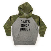Dad's Shop Buddy - Child HOODIE Little Mama Shirt Shop LLC