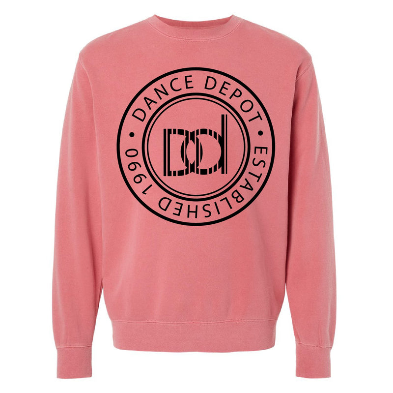 Classic DANCE DEPOT Logo (CIRCLE) - Pigment Crewneck Sweatshirt