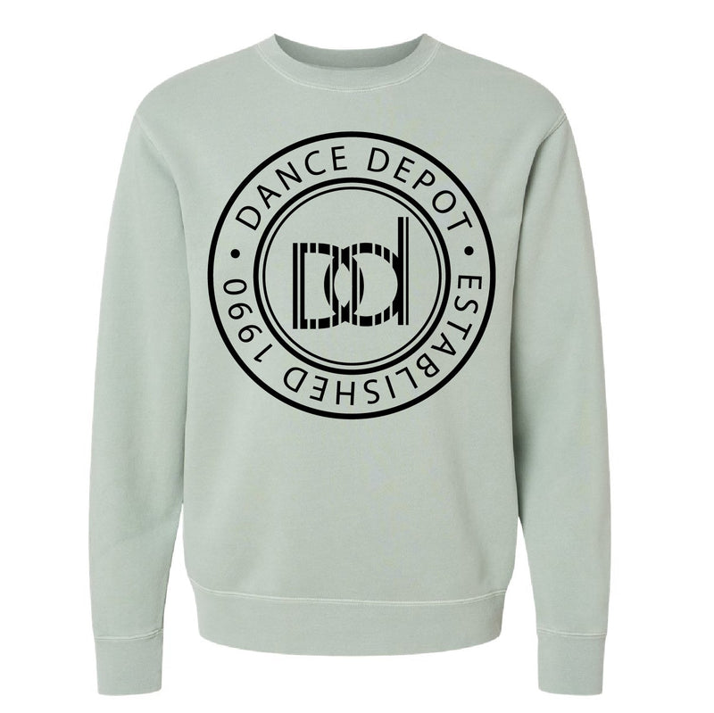 Classic DANCE DEPOT Logo (CIRCLE) - Pigment Crewneck Sweatshirt